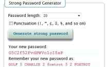 在线密码生成器:Strong Password Generator