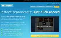 免费在线屏幕录像云软件:Screenr