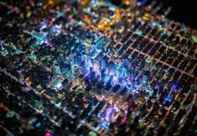 摄影师乘直升机夜袭纽约 拍摄绝美“电路板”奇景